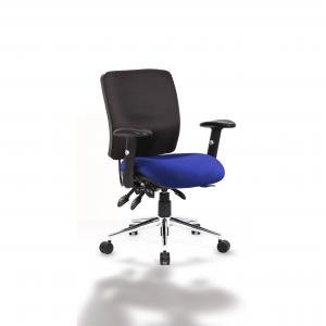 Chiro Medium Back With Height Adjustable Arms Bespoke Colour Seat