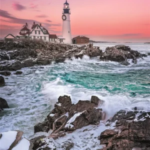 Clementoni Puzzle First Snow at Portland Head - 1000 pieces