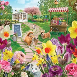 Cobble Hill Puzzle Springtime Frolic - 1000 pieces