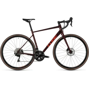 Cube Attain SLX Road Bike 2024 Deep Red/Red