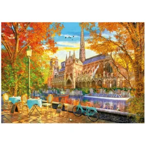 Educa Puzzle Notre Dame In Autumn - 1000 pieces