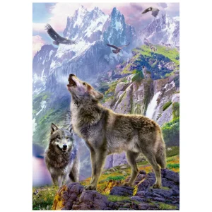 Educa Puzzle Wolves In The Rocks - 500 to 999 pieces