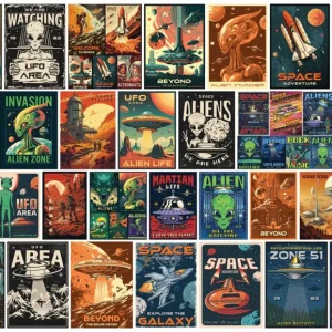 Eurographics Puzzle Alien Invasion Collage - 1000 pieces