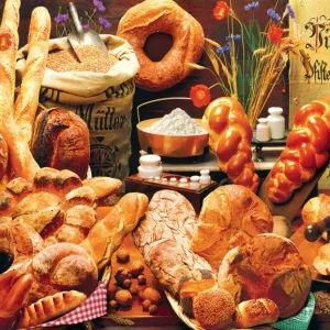 Eurographics Puzzle Bread Table - 1000 pieces