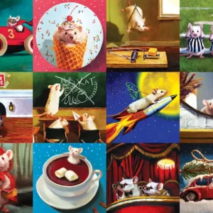 Eurographics Puzzle Funny Mice - 1000 pieces