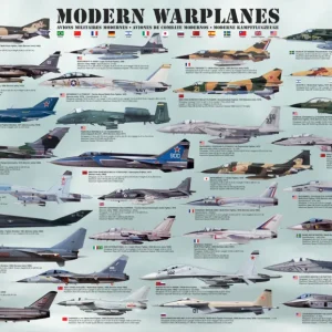 Eurographics Puzzle Modern Warplanes - 1000 pieces