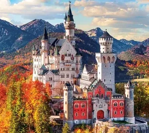 Eurographics Puzzle Neuschwanstein in Fall - 1000 pieces