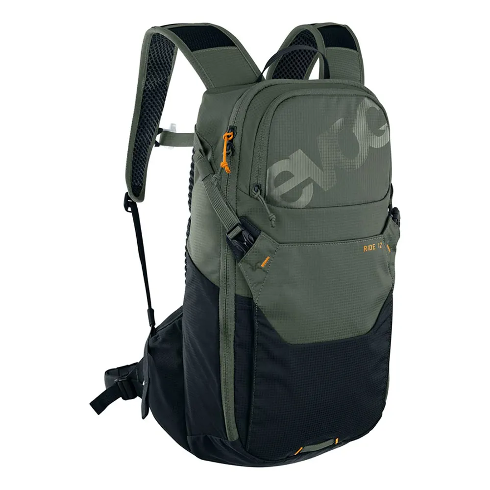 Evoc Ride Hydration Pack 12L+2L Bladder Dark Olive/Black