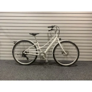 Ex Display 24 Electra Loft Go 7D Step Thru Small Electric Bike 2024 White