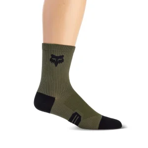 Fox Ranger 6in MTB Socks Olive Green