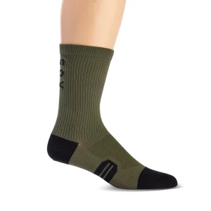 Fox Ranger 8in MTB Socks Olive Green