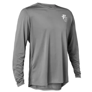 Fox Ranger Big F LS MTB Jersey Dark Grey