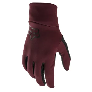 Fox Ranger Fire MTB Gloves Dark Maroon