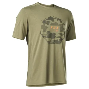 Fox Ranger Moth DriRelease SS MTB Jersey Camo Bark