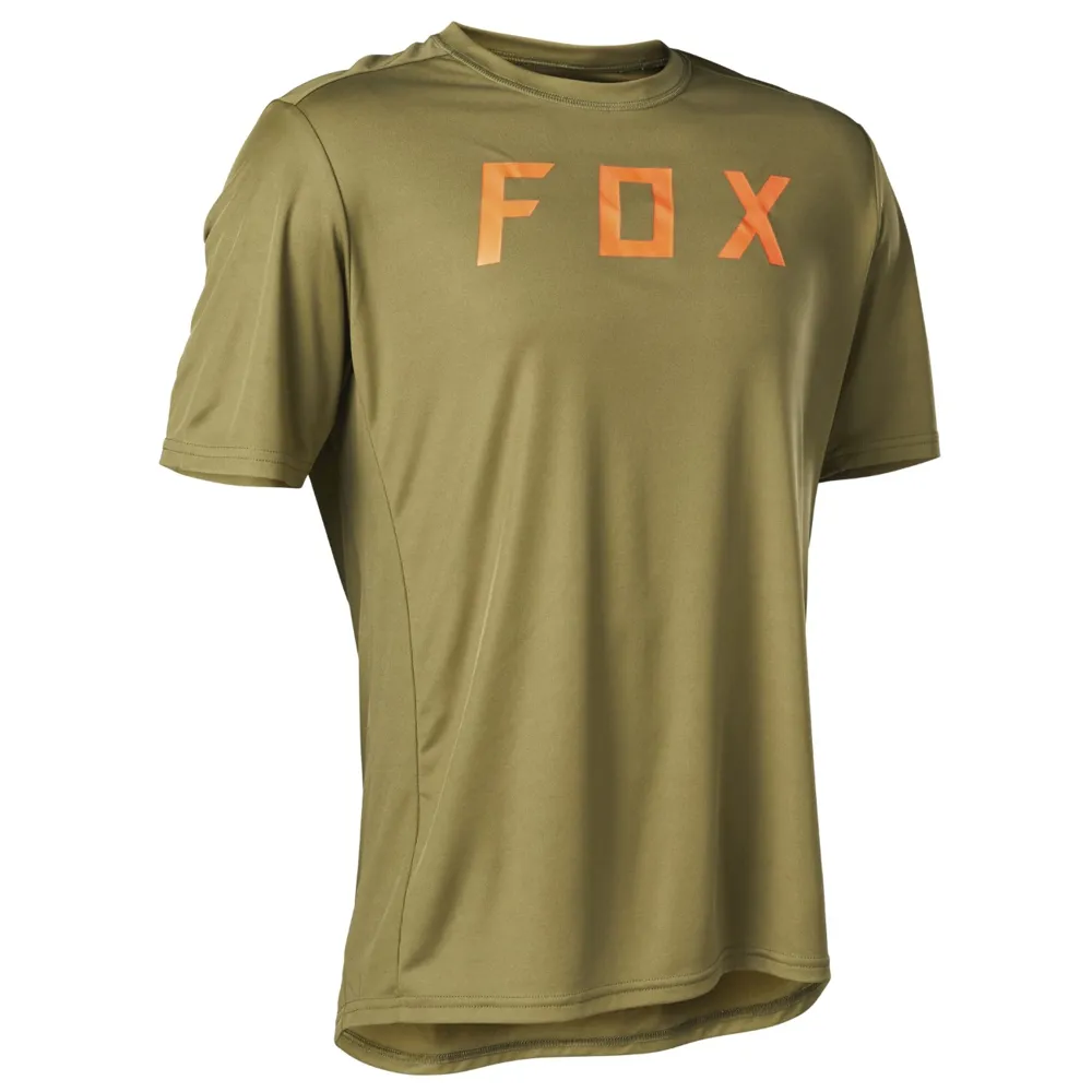 Fox Ranger Moth SS MTB Jersey Bark
