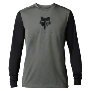 Fox Ranger Tru Dri LS MTB Jersey Pewter