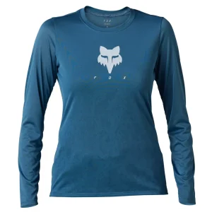 Fox Ranger TruDri Womens LS MTB Jersey Dark Slate