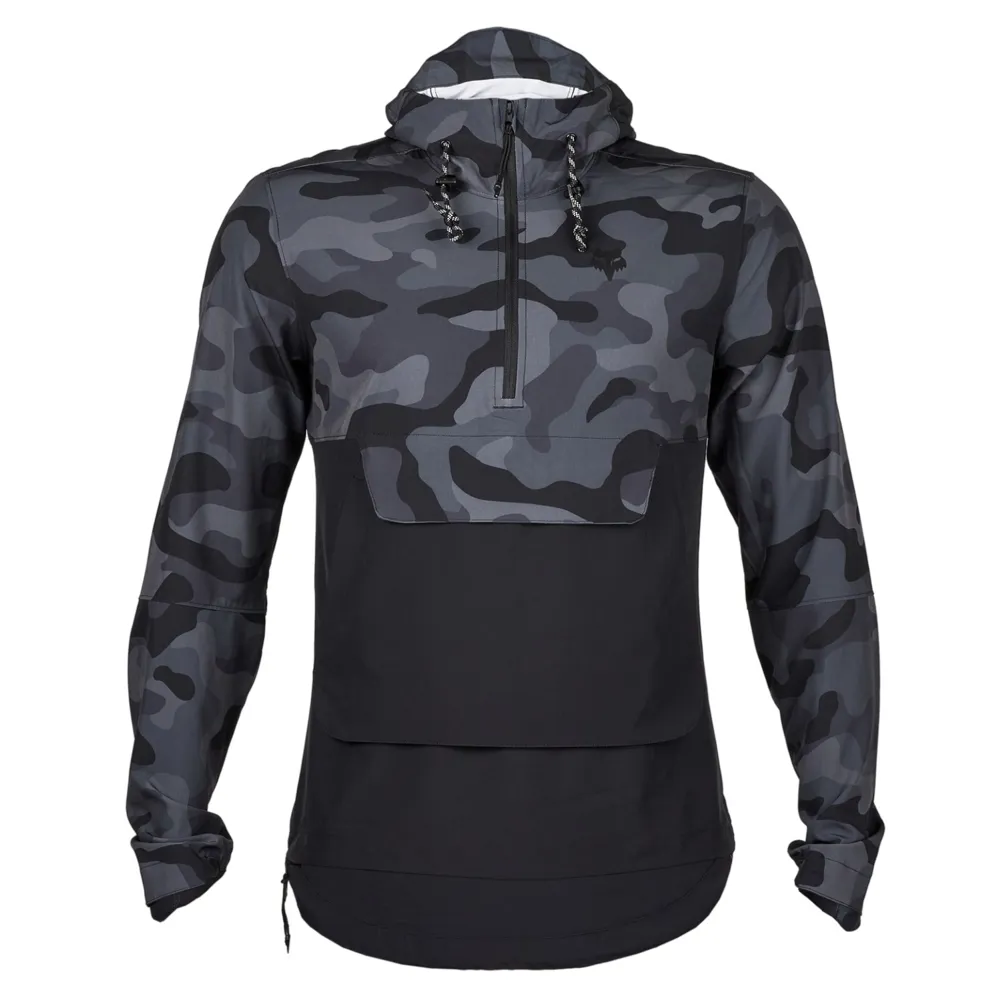 Fox Ranger Wind MTB Pullover Black Camo