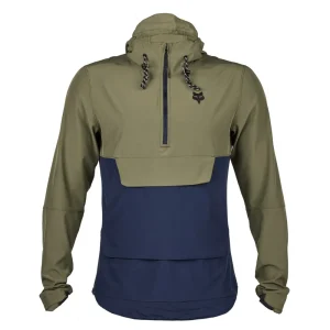 Fox Ranger Wind MTB Pullover Olive Green
