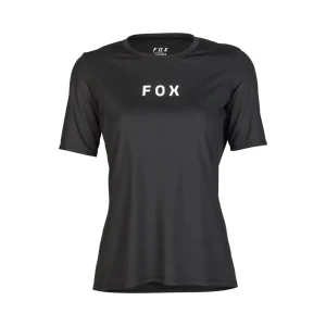 Fox Ranger Wordmark SS Womens Jersey Black