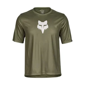 Fox Ranger Youth SS MTB Jersey Olive Green
