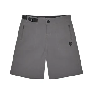Fox Youth Ranger Shorts With Liner Pewter