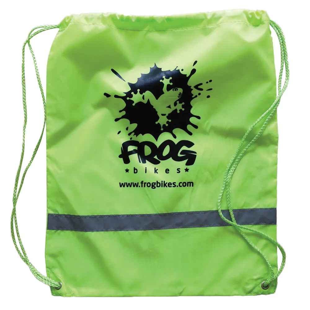 Frog Reflective Kids Rucksack Green