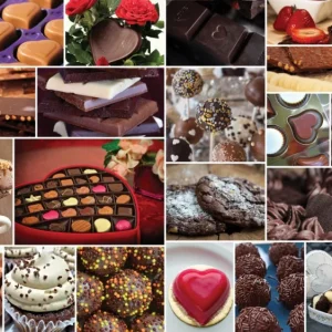 Grafika Puzzle Collage - In love with Chocolate - 2000 pieces