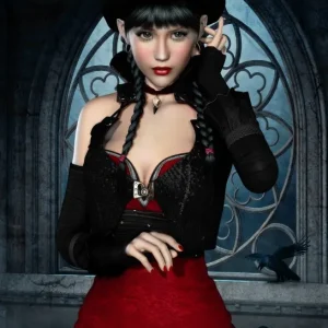 Grafika Puzzle Gothic Woman - 2000 pieces