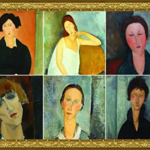 Grafika Puzzle Modigliani en collage - 1500 pieces