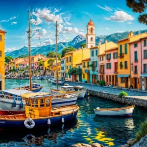 Grafika Puzzle The Fishing Village