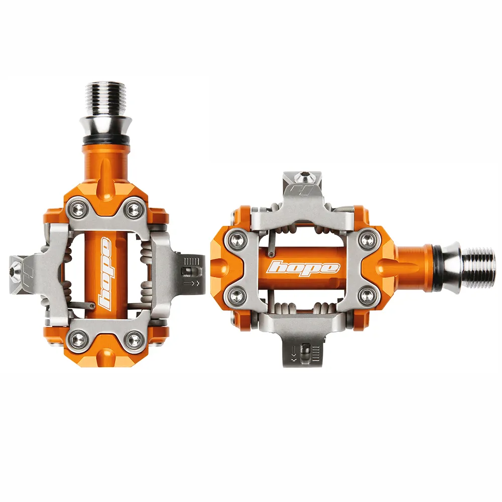 Hope Union Race Clip Pedals Orange
