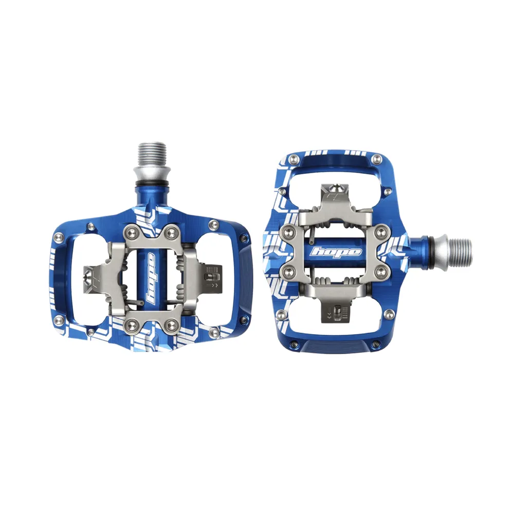 Hope Union Trail Mountain Bike Clipless Pedals Blue