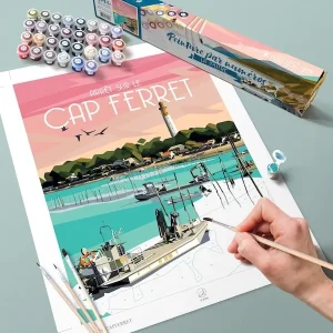 La Loutre Puzzle Paint by Numbers - Cap Ferret