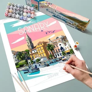La Loutre Puzzle Paint by Numbers - Sanary
