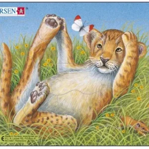 Larsen Puzzle Frame Jigsaw Puzzle - Leopard - Less than 10 pieces
