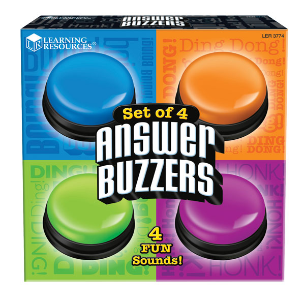 Learning Resources Answer Buzzers Pack 4