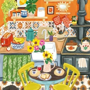 Magnolia Puzzle Orange Kitchen - 1000 pieces