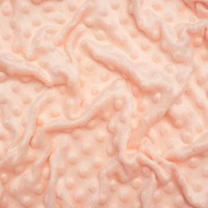 Minerva Core Range Embossed Dimple Plush Fleece Fabric Sunset