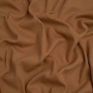 Minerva Core Range Heavy Cotton Rib Stretch Knit Fabric Ginger