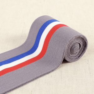 Minerva Core Range Knitted Cuff Ribbing Grey Blue White Red