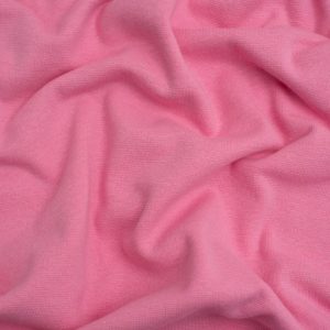 Minerva Core Range Tubular Ribbing Stretch Knit Fabric Flamingo