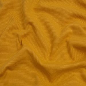 Minerva Core Range Tubular Ribbing Stretch Knit Fabric Ochre