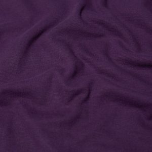 Minerva Core Range Tubular Ribbing Stretch Knit Fabric Purple