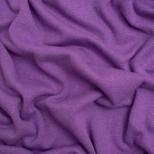 Minerva Core Range Tubular Ribbing Stretch Knit Fabric Violet