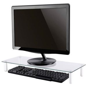 Neomounts NSMONITOR10 Monitor riser Height range: 8 cm (max) Trans...