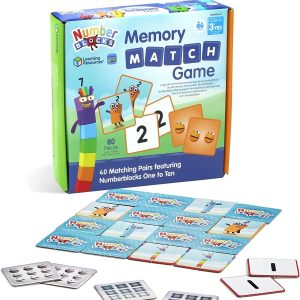 Numberblocks Memory Match Game - Various Colours