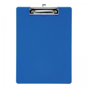 Office Clipboard Solid Plastic Durable with Rounded Corners A4 Blue