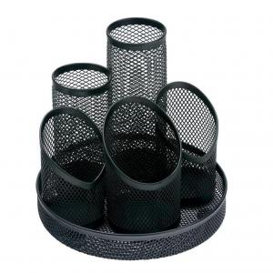 Office Desk Tidy Wire Mesh Scratch Resistant Non-Marking Base 5