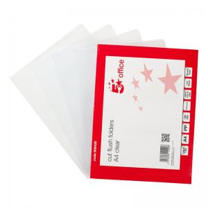 Office Folder Cut Flush Embossed Polypropylene Copy-safe 120 Micron A4